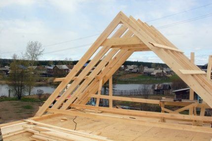 Bath roof frame