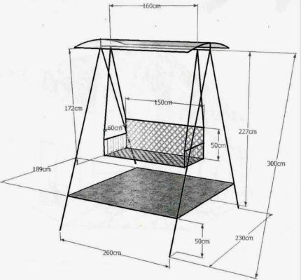 Metal swing diagram