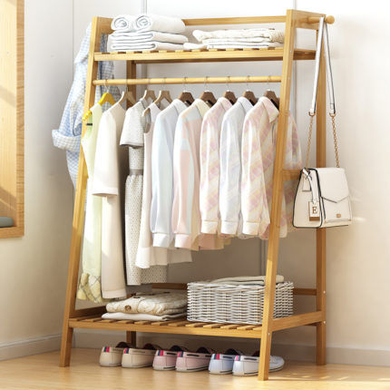 Multifunctional wooden hanger