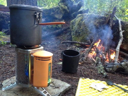 Homemade wood-burning generator