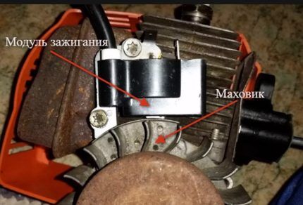 Brushcutter ignition coil