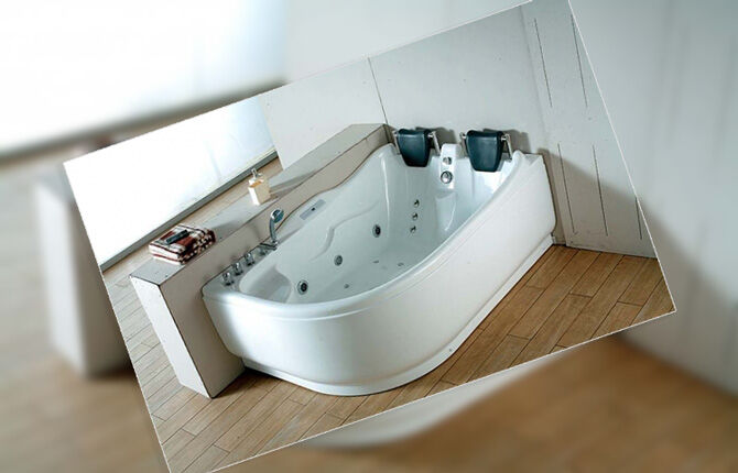 Gemy acrylic bathtub