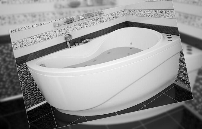 Acrylic bathtub Triton