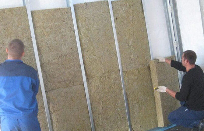 Insulation with mineral wool