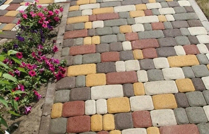 Paving slabs Brick - varieties and installation methods
