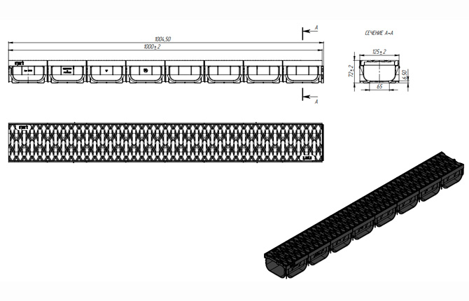 Polymer sand drainage trays