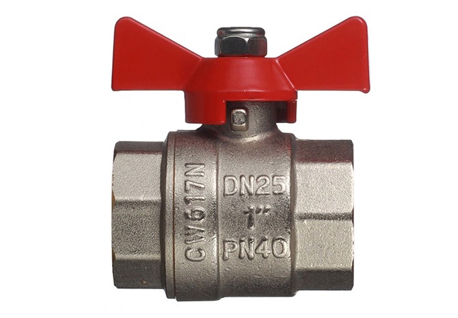 Ball valve marking