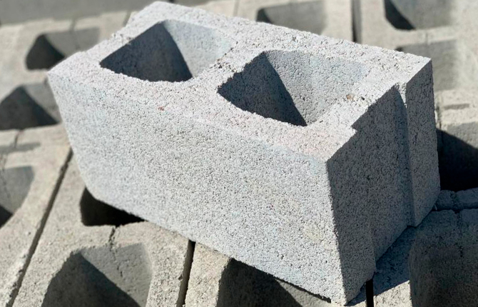 Expanded clay concrete blocks