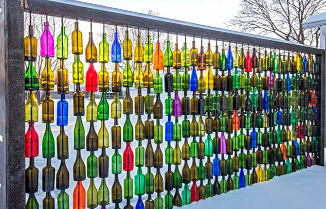 Bottle fence