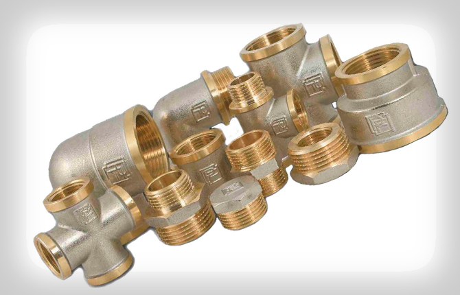 Brass threaded fittings