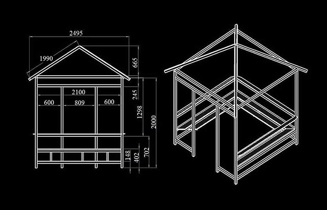 Wie man mit eigenen Händen einen Pavillon aus einem Profilrohr baut: Schritt-für-Schritt-Anleitung, Empfehlungen, Fotos