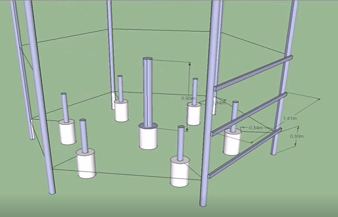 Comment construire un gazebo en métal confortable de vos propres mains : idées, instructions étape par étape, photos