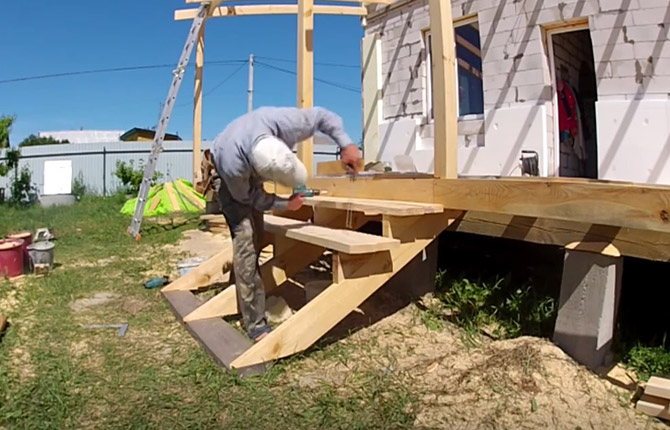 Comment attacher une terrasse confortable à votre maison de vos propres mains : dessins, instructions étape par étape