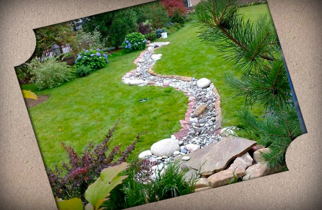 How to make a beautiful dry stream at your dacha with your own hands: ideas, step-by-step instructions, photos