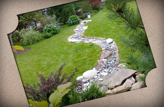 How to make a beautiful dry stream at your dacha with your own hands: ideas, step-by-step instructions, photos