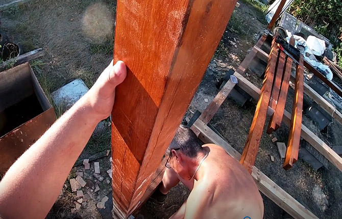 you need to assemble the bottom trim from timber