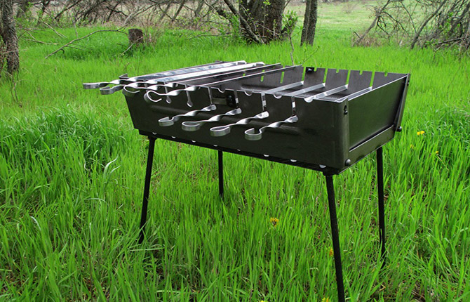 Grill pliable