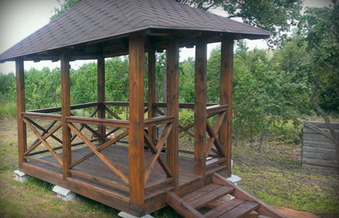 Gazebo bricolage 3 par 3