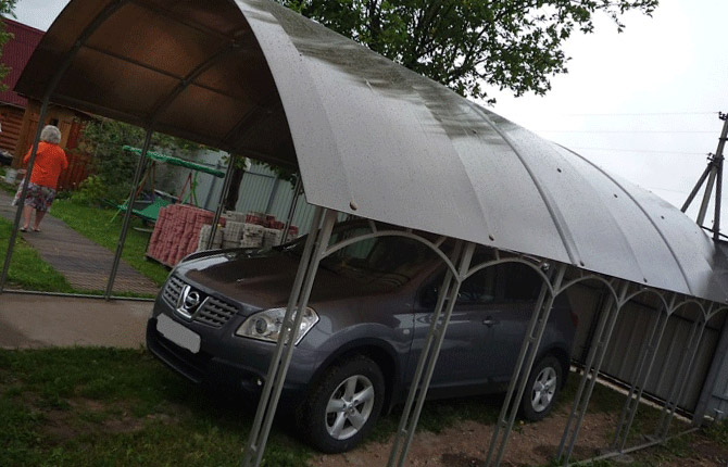 How to build a reliable carport with your own hands: step-by-step instructions