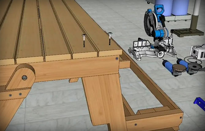 Comment fabriquer un banc transformable de vos propres mains : schémas, dessins, instructions étape par étape