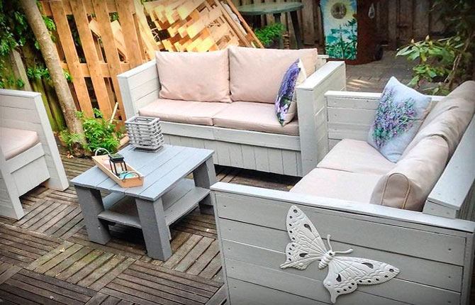 DIY outdoor furniture