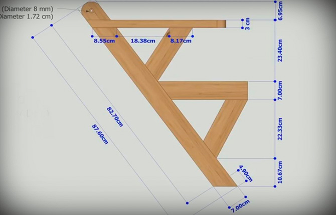 So bauen Sie mit Ihren eigenen Händen eine verwandelnde Bank: Diagramme, Zeichnungen, Schritt-für-Schritt-Anleitungen